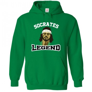 Socrates Legend Football Fan Kids & Adults Unisex Hoodie